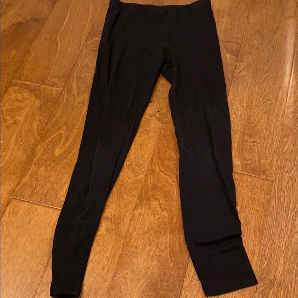 kids black leggings size medium 10/12